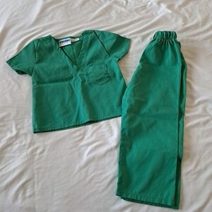 Landau boys or girls size 4 scrub set Halloween Costume NEW Doctor dress up